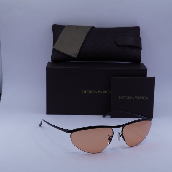 Bottega Veneta BV1091S 005 Cat Eye Sunglasses - Black\Orange - Picture 5 of 10